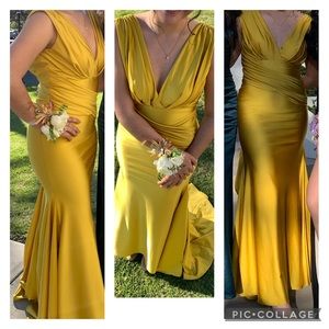 Gold gown size 4/6